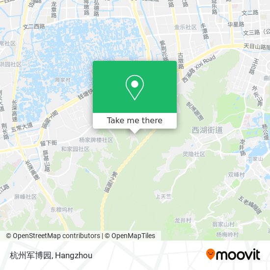 杭州军博园 map