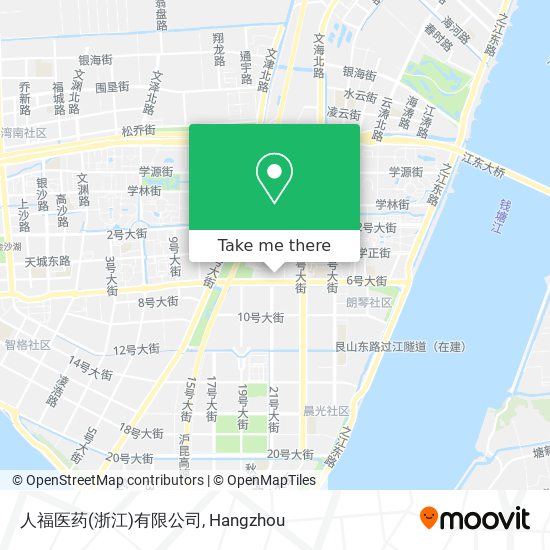人福医药(浙江)有限公司 map
