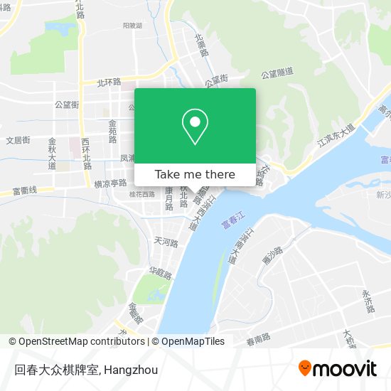 回春大众棋牌室 map