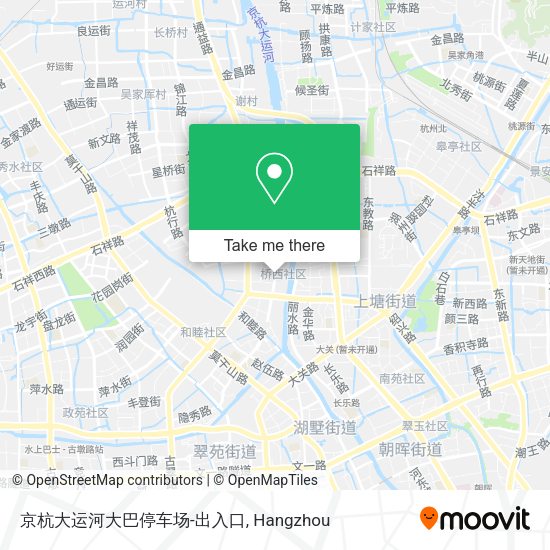 京杭大运河大巴停车场-出入口 map