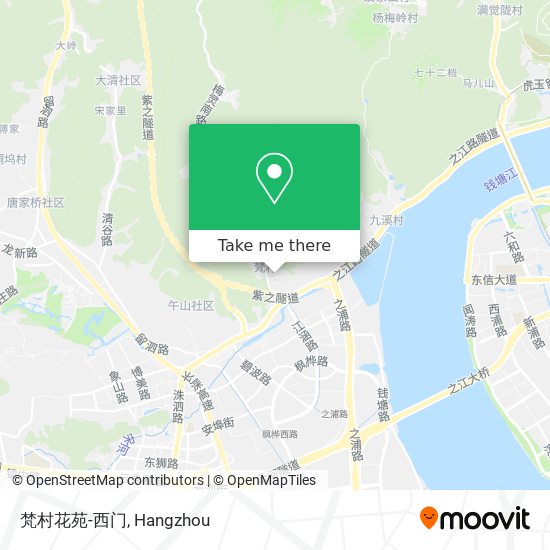 梵村花苑-西门 map