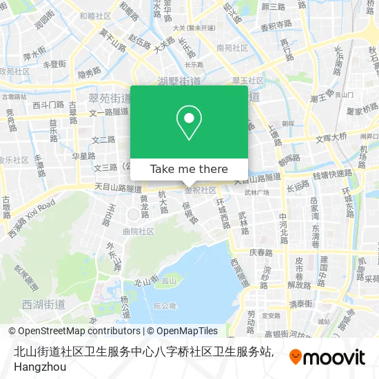 北山街道社区卫生服务中心八字桥社区卫生服务站 map