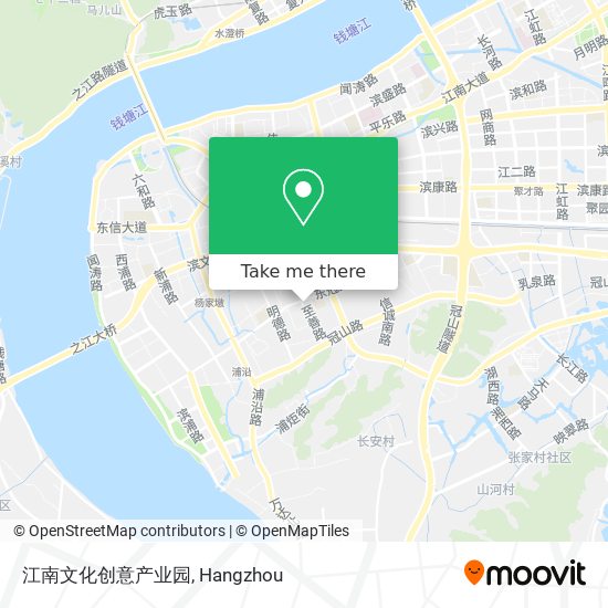 江南文化创意产业园 map