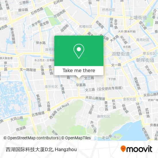 西湖国际科技大厦D北 map