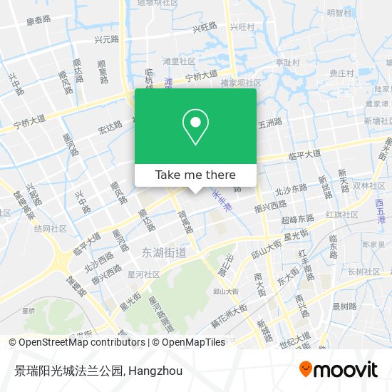 景瑞阳光城法兰公园 map