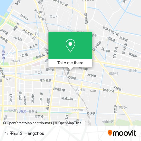 宁围街道 map