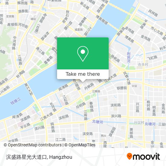 滨盛路星光大道口 map