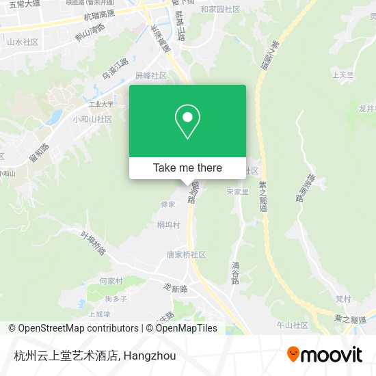 杭州云上堂艺术酒店 map