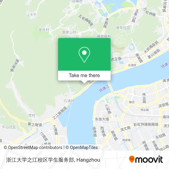 浙江大学之江校区学生服务部 map