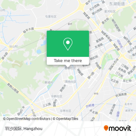 羽沙国际 map