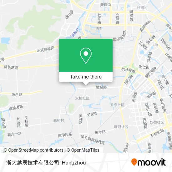 浙大越辰技术有限公司 map