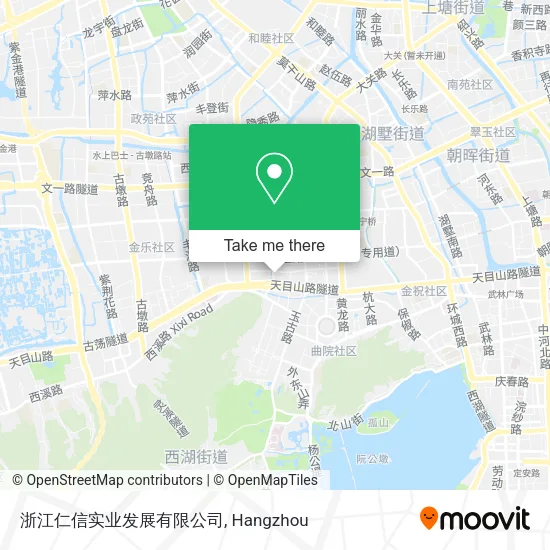 浙江仁信实业发展有限公司 map