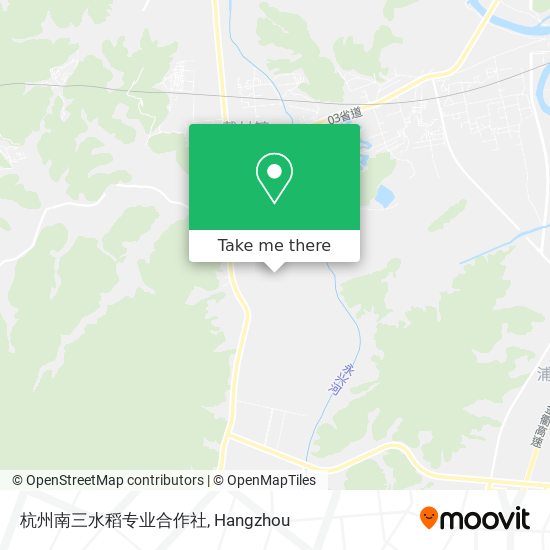 杭州南三水稻专业合作社 map