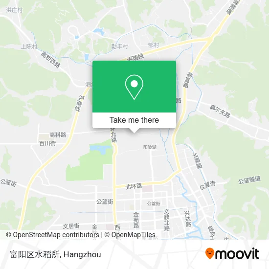 富阳区水稻所 map