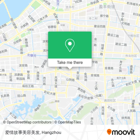 爱情故事美容美发 map