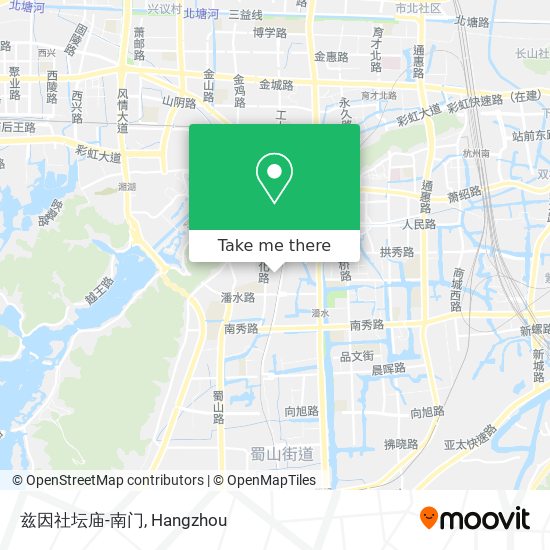 兹因社坛庙-南门 map