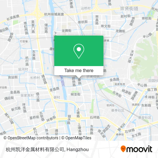 杭州凯洋金属材料有限公司 map