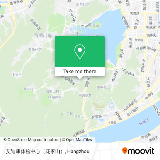 艾迪康体检中心（花家山） map