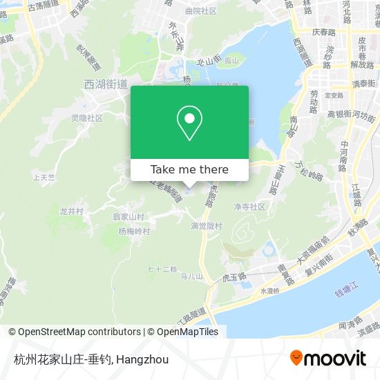 杭州花家山庄-垂钓 map