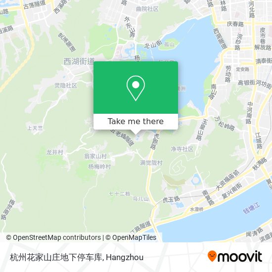 杭州花家山庄地下停车库 map
