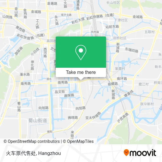 火车票代售处 map