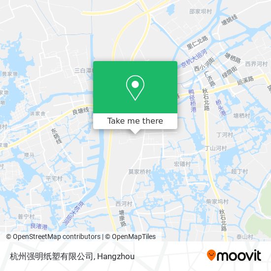 杭州强明纸塑有限公司 map