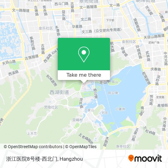 浙江医院8号楼-西北门 map