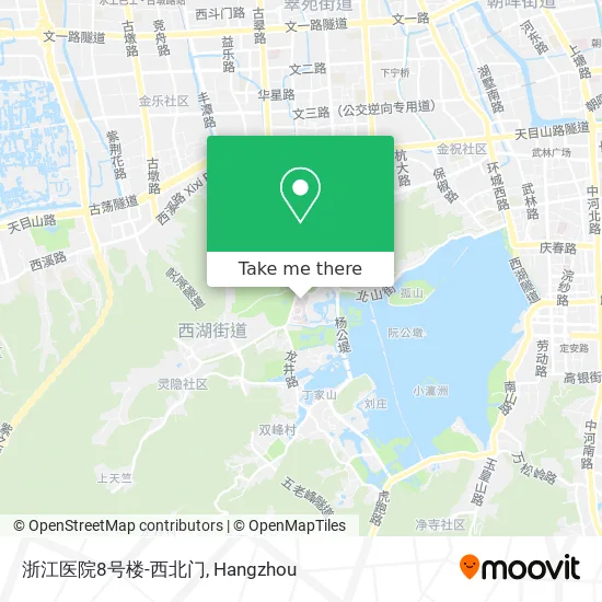 浙江医院8号楼-西北门 map