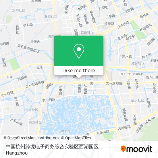 中国杭州跨境电子商务综合实验区西湖园区 map