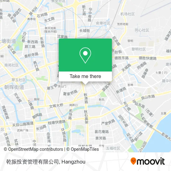 乾振投资管理有限公司 map