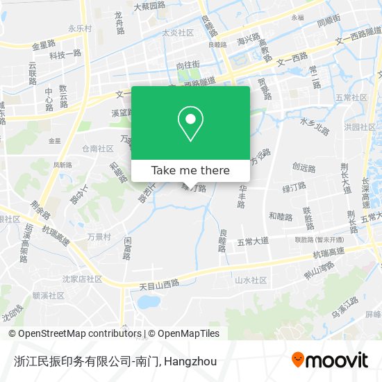 浙江民振印务有限公司-南门 map