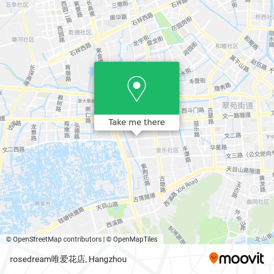 rosedream唯爱花店 map
