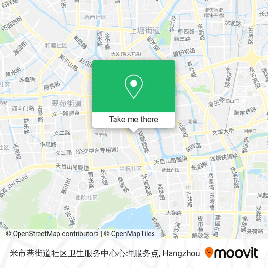 米市巷街道社区卫生服务中心心理服务点 map