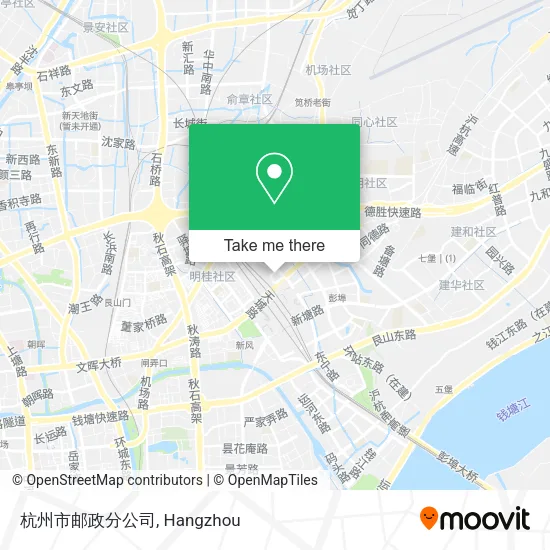 杭州市邮政分公司 map