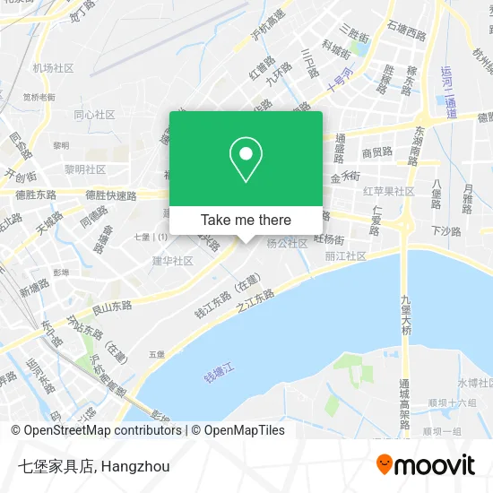 七堡家具店 map
