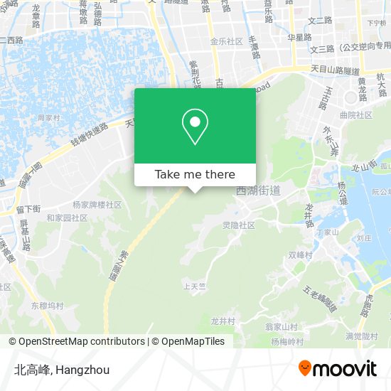 北高峰 map