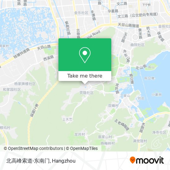 北高峰索道-东南门 map