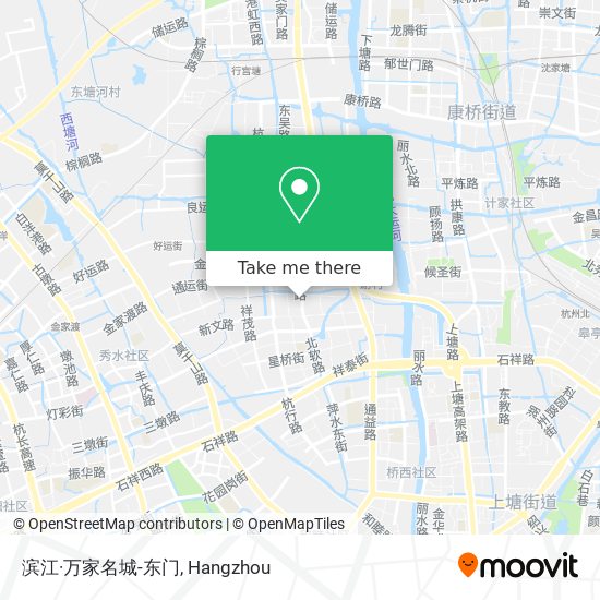 滨江·万家名城-东门 map