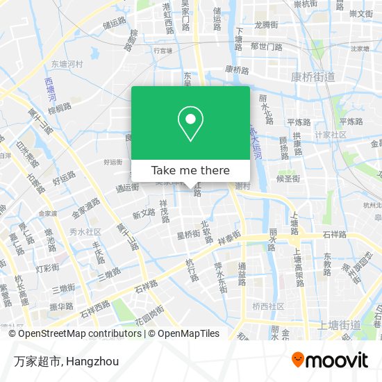 万家超市 map