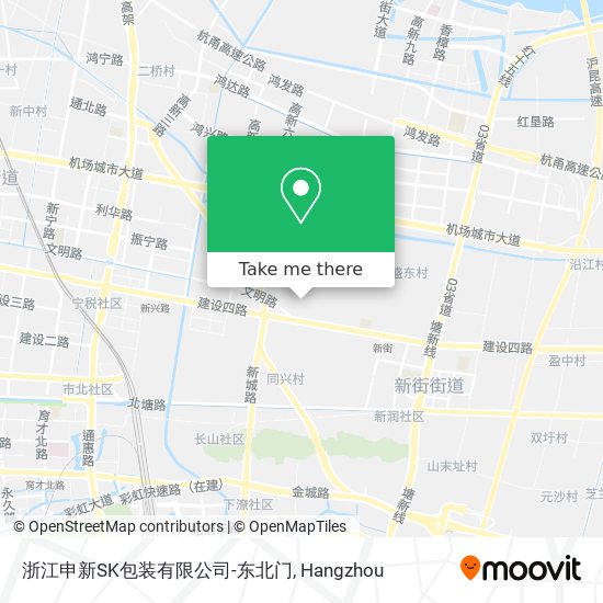 浙江申新SK包装有限公司-东北门 map