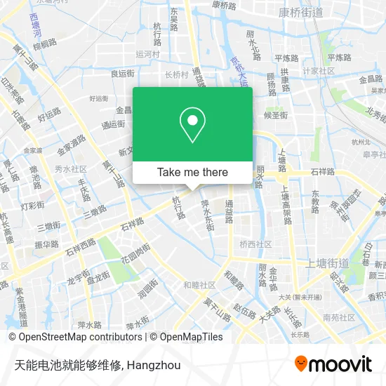 天能电池就能够维修 map