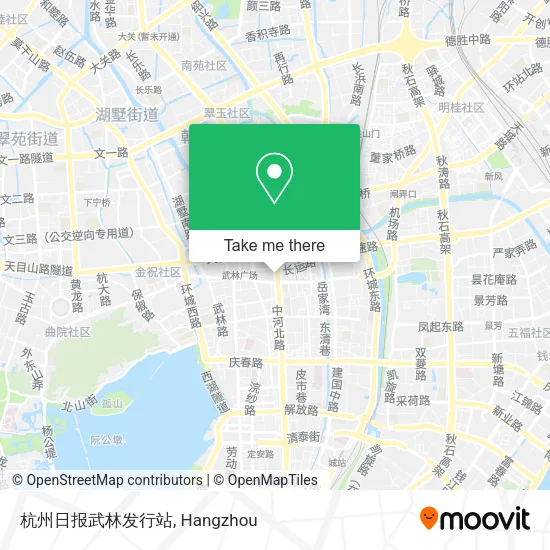 杭州日报武林发行站 map