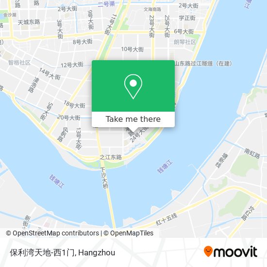 保利湾天地-西1门 map