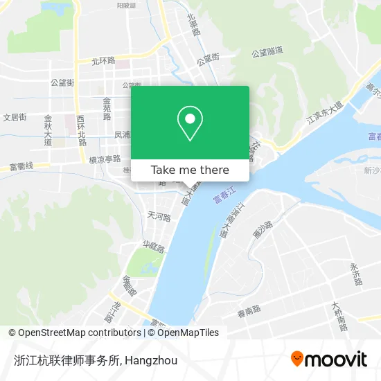 浙江杭联律师事务所 map