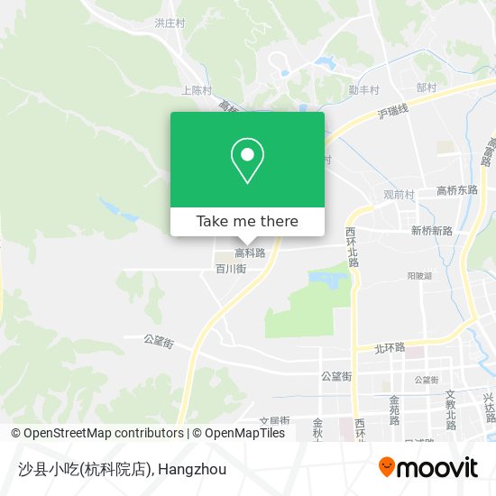沙县小吃(杭科院店) map