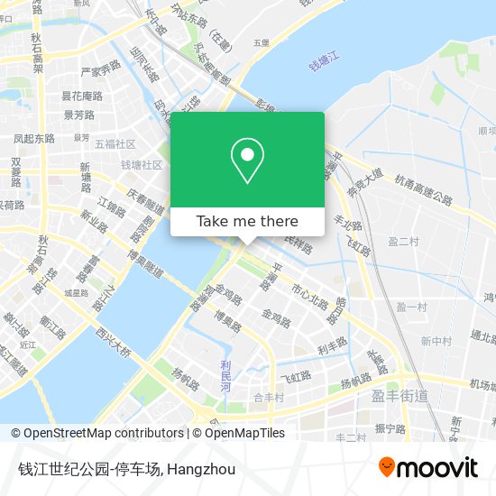 钱江世纪公园-停车场 map