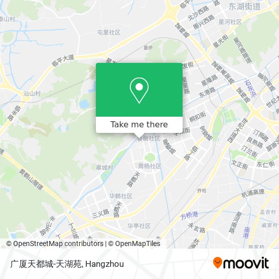 广厦天都城-天湖苑 map