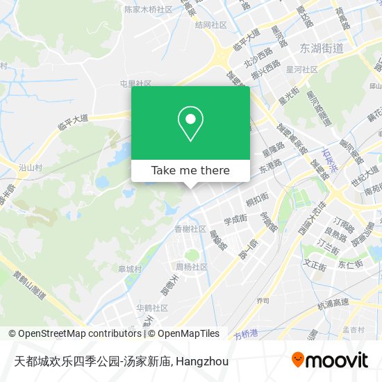 天都城欢乐四季公园-汤家新庙 map