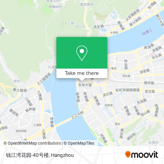 钱江湾花园-40号楼 map