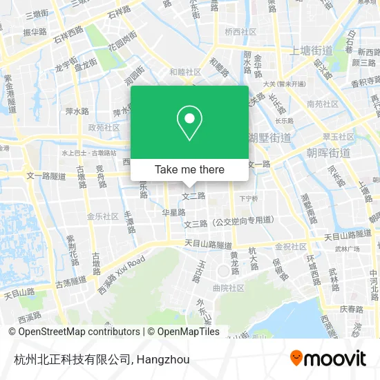 杭州北正科技有限公司 map